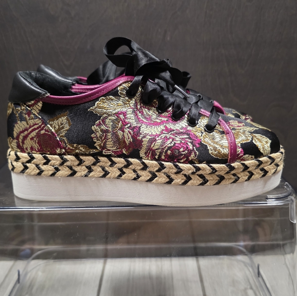 Colors of California Floral Brocade Ribbon Satin Jute Brocades Platform 7